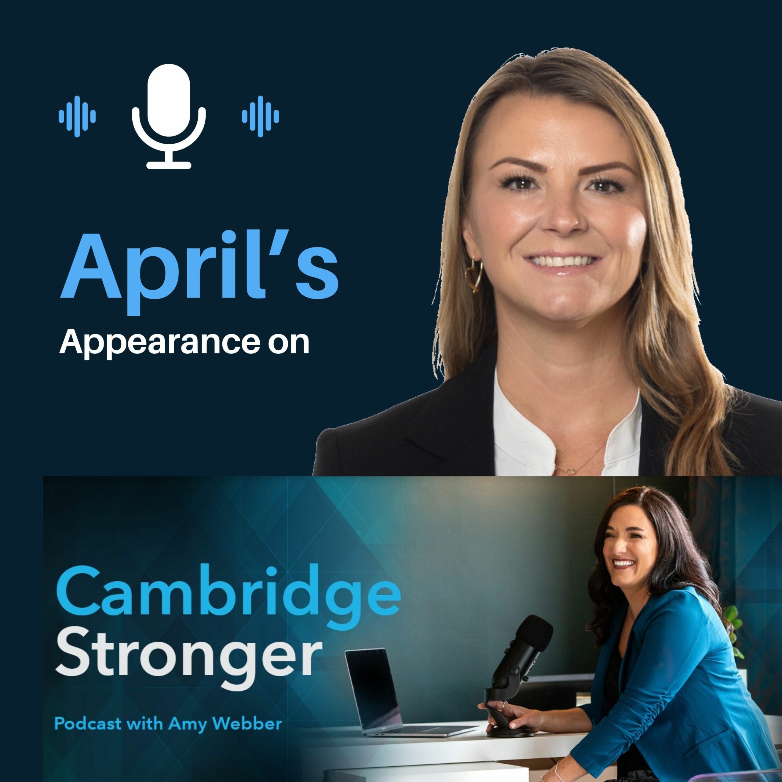 April Booth appears on the Cambridge Stronger Podcast